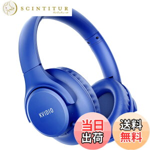 �y���������z���C�����X �w�b�h�z�� KVIDIO Bluetooth 5.4 55���ԍĐ� 40mm HD �h���C�o�[���j�b�g �I�[�o�[�C���[�w�b�h�z�� �}�C�N���� �w�b�h�z�� �L�� ���� ���p �Չ� ���^ �n���Y�t���[�ʘb��