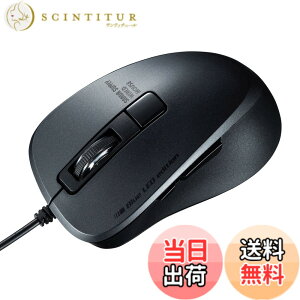 �y���������z�T�����T�v���C(Sanwa Supply) �L��Type-C�u���[LED�}�E�X(5�{�^���E�É��^�C�v) MA-BLC156BK