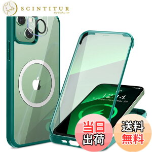 �y���������zHAUTRKBG iPhone 13 Mini �P�[�X �N���A ���ʋ����K���X �S�ʕی� [MagSafe�Ή�] [�J�����t�C������] �����x�̃^�b�`�X�N���[�� �}�O�Z�[�t ���C�����X�[�d�Ή� �ČRMIL�K�i�擾 �ϏՌ� 