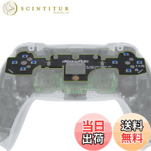 �y���������zeXtremeRate �t�F�[�X �N���b�L�[ �L�b�g V2 PS5 �R���g���[�� BDM-010 & BDM-020�p�A�J�X�^�� Tactile Dpad �A�N�V���� �{�^���APS5�R���g���[���[�p�}�E�X�N���b�N �L�b�g