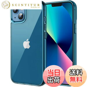 �y���������zJETech iPhone13 mini �ی�P�[�X(5.4�C���`��p) ���΂݂Ȃ� �Ռ��z�� �o���p�[�J�o�[ �����h�~ �N���A�o�b�N (�u���[)
