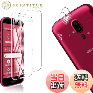 �y���������z�y4���Z�b�g�z2�� FOR docomo �炭�炭�X�}�[�g�t�H�� F-52B �p�̃K���X�t�B���� + 2�� FOR Fujitsu �炭�炭�X�}�[�g�t�H�� F-52B �p�� �J���� �t�B���� �����^ �����K���X �ی�t�B���� F
