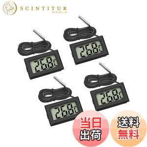 �y���������zYFFSFDC �f�W�^��LCD���x�v ���x�v-50�x-110�x �v���[�u�t�� ঒��ރe�����E�����^���N�①�ɗp ���� �����Ǘ� �����ى��x�v (�u���b�N 4�Z�b�g)