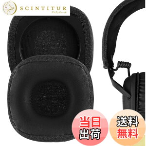 �y���������zGeekria �C���[�p�b�h�݊��� �p�b�h �}�[�V���� Marshal Major III Wired, Major III Bluetooth Wireless, MID ANC �w�b�h�z���ɑΉ� �p�b�h �C���[/�C���[�J�b�v (�v���e�C�����U�[/�u���b�N)