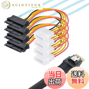 �y���������zCablecc Slimline SAS 4.0 SFF-8654 4i38�s���z�X�g����4SAS29�s��SFF-8654�^�[�Q�b�g�n�[�h�f�B�X�N�t�@���A�E�gRAID�P�[�u��1M