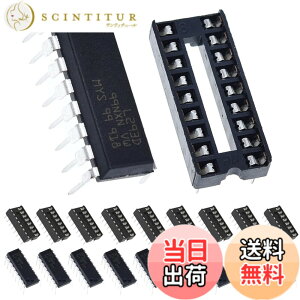 �y���������zDAOKAI 10 �� L293D �X�e�b�s���O ���[�^�[ �h���C�o�[ �R���g���[���[ DIP16 4 �`�����l�� ���[�^�[ �h���C�o�[ �`�b�v Arduino �p 10 �� 16P IC �\�P�b�g�t��