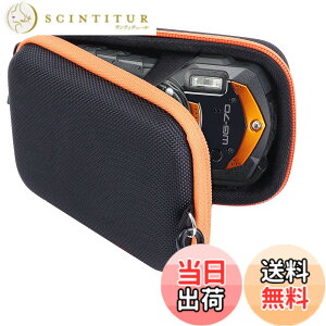 �y���������zKhanka ��p�ی���[�P�[�X �݊��i RICOH ���R�[ WG-80/WG-70/WG-60/WG-50/WG-40/WG-30 �f�W�^���J���� (�I�����W�F�̃W�b�p�[)