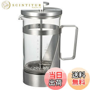 �y���������zHARIO(�n���I) �n���I�[���E7 �v���X���R�[�q�[ �ϔM�K���X �X�e�����X ���p�e��600ml �w�A���C���V���o�[ THSV-4-HSV