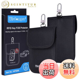 �y���������zWisdompro �d�g�Ւf�|�[�` �X�}�[�g�L�[�P�[�X RFID�u���b�L���O �����[�A�^�b�N�ԓ���h�~ �J�[�Z�L�����e�B �h�Ƒ΍� �X�L�~���O�h�~ �N���b�v�t�� �i�u���b�N 2������j