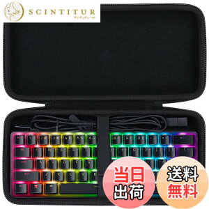 �y���������zco2CREA ���[�P�[�X �݊��i Razer Huntsman V3 Pro Mini/Huntsman Mini �Q�[�~���O�L�[�{�[�h �e���L�[���X (�u���b�N)�i�P�[�X�̂݁j