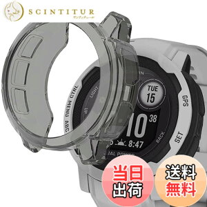 �y���������zMiimall �Ή�GARMIN(�K�[�~��) Instinct2S ��p�P�[�X Garmin Instinct2S �J�o�[ �\�t�g �V���v�� TPU�ގ� �C�菝�h�~ �y�� ���^ �h�Ռ� Garmin Instinc2S �ی�P�[�X �o���p�[�i�u���b�N�j