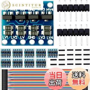 �y���������zDAOKAI 10PCS IIC I2C�̘_���̃��x���̃R���o�[�^�[4�`���l���f���|���P�[�u���Ƃ�Arduino�p�̂��߂̓�����̐����ȓd�����W���[��3.3-5V�̃V�t�^�[