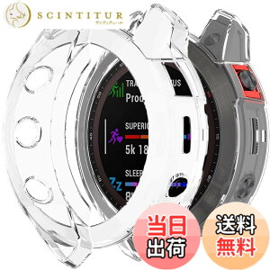 �y���������zMiimall�Ή�Garmin Epix Gen2/Epix Steel�P�[�X TPU�ގ� �\�t�g �Ռ��z�� �y�� ���^ �K�[�~�� Epix Gen2 �J�o�[ �����h�~ �����Ή� �E���ȒP Epix Gen2�ی�J�o�[ �o���p�[�i�N���A�j