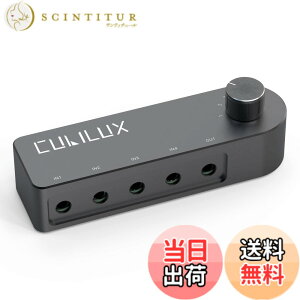 �y���������zCubilux 4�E�F�C�o����3.5mm�I�[�f�B�I�X�C�b�`���[�A4�|�[�g�~�j�W���b�N�X�s�[�J�[�Z���N�^�[�A�C���z���ؑ֊�A4����1�o�́A�܂���4�o��1���̓X�e���I�؂�ւ��n�u