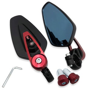 �y���������zMeliore �ėp 22mm 7/8 �I�[�g�o�C �n���h�� �o�[�G���h �o�b�N�~���[ 360�x �h� �z���_ CB 600 F3 F4 1000 RR ZX 6R 9R 10R ���b�h ��