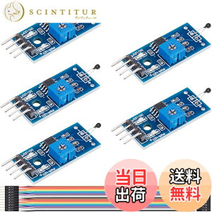 �y���������zYoumile 5�� NTC�T�[�~�X�^���W���[���f�W�^�������xNTC�T�[�~�X�^�Z���T���W���[�� 4���� �f���|���P�[�u���t�� for Arduino DIY�L�b�gfor MCU���{�b�g�p