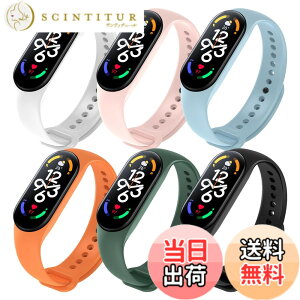 �y���������z[Seltureone] 6�F �V�o��I�V���I�~ Xiaomi �X�}�[�g�o���h 7 �V���R���o���h �����x���g �\�t�g�o���h 6�� mi band 5/6�ʗp�i�����J���[�F�u���b�N�A�z���C�g�A���f�B�e�[�V�����O���[