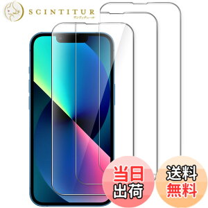 �y���������zJETech iPhone 17e (2026) / iPhone 16e / iPhone 13 / 13 Pro��p�S�ʕی�t�B���� 9H�����K���X�t�B���� �P�[�X�Ɋ��Ȃ� HD�N���A 6.1�C���`�f�B�X�v���C 3���Z�b�g