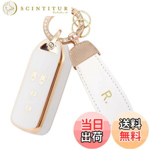 �y���������z[YANMW] N-BOX�L�[�P�[�X�K���z���_ N-BOX N-ONE N-WGN N-���S���L�[�J�o�[ NBOX�J�X�^�� N-VAN JF1 JF2 JF3 JF4�L�[�z���_�[�X�}�[�g�L�[�P�[�X 4�{�^��(�z���C�g)