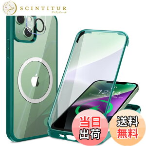 �y���������z�y���ʋ����K���X�E���ٓI�ȑϏՌ����zHAUTRKBG iPhone 14 Plus �p �P�[�X �N���A �S�ʕی� [MagSafe�Ή�] [�J�����t�C������] �M�����Ȃ� �\�t�gTPU�o���p�[ �}�O�Z�[�t ���C�����X