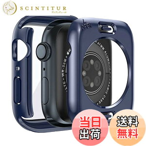 �y���������zYUGYUG �Ή� Apple Watch �P�[�X 40mm 41mm 42mm 44mm 45mm 46mm 49mm Apple Watch �J�o�[ PC�f�� �h�� IP68 360�Ǔx 2 in 1 �O��̕ی� ���{���Ɏq�� ��d�\�� �A�b�v���E�H�b�` �J�o�[ �S�ʕی� �����K