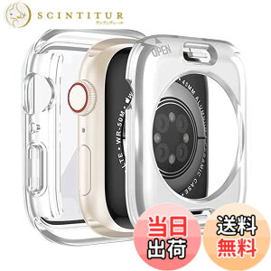 �y���������zYUGYUG for Apple Watch Series 9/8/7 45mm �P�[�X �A�b�v���E�H�b�`9/8/7 45mm �P�[�X PC�f�� IP68 �h���P�[�X 360�Ǔx �A�b�v���E�H�b�` �J�o�[ �K���X�t�B���� ��̌^ ���{���Ɏq�� ��d�\�� App