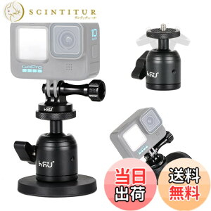 �y���������zHSU �_�� �}�O�l�b�g �J�����}�E���g ���C�X�^���h 360°��]�\ ���R�_�� �}�O�l�b�g 1/4�l�W �t���̃A���~�� �O�r�A�_�v�^�[ �ԍڃJ�����}�E���g ��჌�t/�X�g���{/DSLR/GoPro Hero