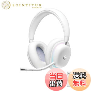 �y���������zLogicool G(���W�N�[�� G) �Q�[�~���O�w�b�h�Z�b�g G735 Bluetooth LIGHTSPEED ���C�����X 3.5mm�W���b�N 3��ނ̐ڑ��Ή� LIGHTSYNC RGB ���E�� BLUE VO!CE �}�C�N 273g �y�� PC �z���C�g G735WL �I�[��