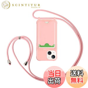 �y���������zPelanty for iPhone 13 Mini �N���A�P�[�X for iPhone13 mini ��|���P�[�X �_��V���R�� �s���NTPU�o���p�[ �w�ʃJ�o�[ IC�J�[�h���[ �l�b�N �V�����_�[ �X�g���b�v�t�� �A�C�t�H��13�~�j �J