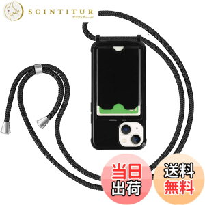 �y���������zPelanty for iPhone 13 Mini �N���A�P�[�X for iPhone13 mini ��|���P�[�X �_��V���R�� �u���b�NTPU�o���p�[ �w�ʃJ�o�[ IC�J�[�h���[ �l�b�N �V�����_�[ �X�g���b�v�t�� �A�C�t�H��13�~�j 