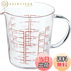 �y���������zHARIO(�n���I) ���{�� �ϔM�K���X�� ���W���[�J�b�v���C�h 500ml MJCW-50-R-BK