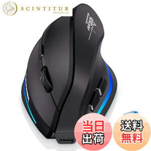 �y���������zECHTPower �G���S�m�~�N�X�}�E�X ���C�����X �c�^ ����2.4GHz �É� �l�I��LED 6�i�KDPI���� TYPE-C�[�d�� �É� �����Ԏg�p 6�{�^�� �E��p �l�ԍH�w�f�U�C�� Windows/MacOS�Ή� �����}�E�X