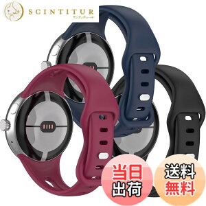 �y���������z[Miimall] 3�_�Z�b�g|�׃^�C�v �Ή�Google Pixel Watch�V���R���o���h Google �O�[�O��Pixel Watch������TPU�o���h �V���R�� ���K�ȃf�U�C�� �V���v�� �ȒP��t Pixel Watch�E�H�b�` �Ή��o���h(