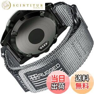 �y���������zHemsut �K�[�~�� �x���g �K�[�~���E�H�b�` �i�C�����X�|�[�c�o���h Fnix/Forerunner/Approach/MARQ/Quatix/D2/Instinct/Enduro/Tactix�V���[�Y�p �A�b�v�O���[�h���ꂽ�R�l�N�^ �K�[�~���̃N�C�b�N
