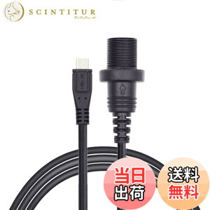 �y���������zNFHK 1m Waterproof Dustproof 480Mbps Micro USB2.0 5Pin Male to Female Extension Data Power Cable Car Panel Mount Design