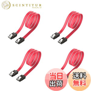 �y���������zSATA �P�[�u�� 0.5m�i�X�g���[�g�^�jSuptopwxm Sata3 �P�[�u�� 4�{�Z�b�g 6 Gbps�Ή� ���b�`�t�� SSD��HDD���� Sata3 �V���A�� ATA3 �P�[�u�� SSD �P�[�u�� ���b�h (���b�h)
