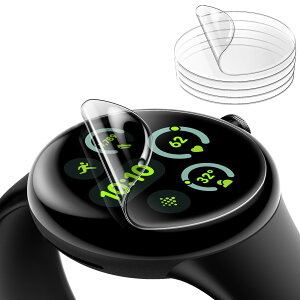 �y���������zJETech Google Pixel Watch 4 / 3 / 2 / 1 41mm�p �t���ی�t�B���� �����h�~ ���ȏC�� �t���L�V�u��TPU HD�N���A 6���Z�b�g
