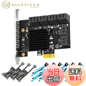 �y���������zGLOTRENDS SA3112-C 12�|�[�g���݃{�[�h PCIe X1 SATA�g���J�[�h�ASATA����ѓd���P�[�u���t���AWindows�ALinux�AMac OS�ANAS�Ή�