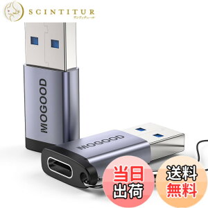�y���������zMOGOOD USB Type-C �ϊ��A�_�v�^ USB C���X����USB 3.0 �I�X�ϊ��A�_�v�^�[ 2�p�b�N iPhone 15 /14 Plus Pro iWatch CarPlay�� QC3.0 �}���[�d�ƍ����f�[�^�]��