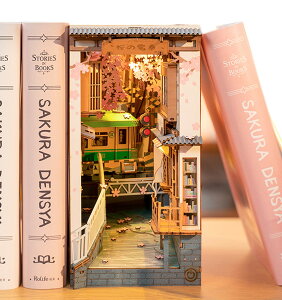 �y���������zRolife DIY �u�b�N�k�b�N ���̓d�� ���̃p�Y�� �~�j�`���A�n�E�X�L�b�g �u�b�N�G���h �{���� LED �{�I���� ����L�b�g �g�ݗ��� �ؐ��p�Y�� �E�b�h�N���t�g �C���X�g�������t�� T