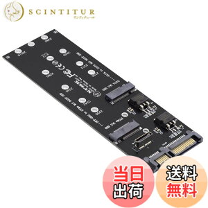�y���������zchenyang M.2 NGFF SATA & PCIe SSD to Oculink �A�_�v�^�[ - CY-SF-055 (�u���b�N�A10 x 10 x 1cm�A1.0��)�B