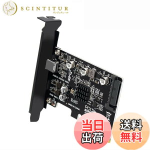 �y���������zNFHK USB 3.2 Gen2 Type-C 20Gbps USB-C - PCI-E 4X Express�J�[�h�A�_�v�^�[ �f�X�N�g�b�v�}�U�[�{�[�h�p