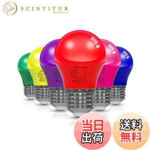 �y���������zORALUCE LED�d�� �J���[�d�� E26���� 40W���� 5W 450lm 220�x�L�z�� �����F �����d�� �����Ή� �����s�� ���^�d�� PSE�F�� 6�F�Z�b�g 6��