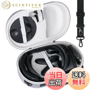 �y���������z�yAenllosi ��p���[�P�[�X�z�݊��i Meta Quest 3/Quest Pro VR�w�b�h�Z�b�g �X�[�c�P�[�X ����Ռ��ɋ��� �A�b�V���z���C�g�i�P�[�X�̂݁j