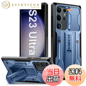 �y���������zTongate Samsung Galaxy S23 Ultra�p�P�[�X�A�X���C�h���J�����J�o�[���L�b�N�X�^���h�t���A�y10�t�B�[�g�̃~���^���[�h���b�v�ی�z���ȏՌ��z��S23 Ultra 5G 6.8�C���`�p�̃^�t�Ȗh��
