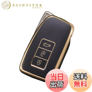 �y���������z[Kinotaka] ���N�T�X��p 3�{�^�� �X�}�[�g �L�[�P�[�X TPU�� �L�[�J�o�[ GS IS NX RC RC-F RX LX F-SPORT�ȂǓK�� �ی�P�[�X (�u���b�N)
