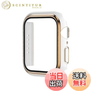 �y���������zAMAPC for Apple Watch �P�[�X Apple Watch Series 6/SE3/SE2/SE/5/4 44mm �p ��̌^ Apple Watch 6/SE3/SE2/SE/5/4 44mm�Ή� ���{���Ɏq�� ��d�\�� �S�ʕی� �ϏՌ� �����ȒP �z���C�g�����[�Y�S�[���h