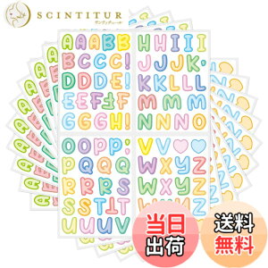 �y���������zGetrays 900�� �J���t�� ���� �X�e�b�J�[, 10�V�[�g �S�� �r�j�[�� �A���t�@�x�b�g�ƋL�� �����f�J�[�� �T�C���̂��߂ɁA�h�� �蒠 �V�[�� �ɂƂ��� DIY�N���t�g ���L �M�t�g�J�[�h 