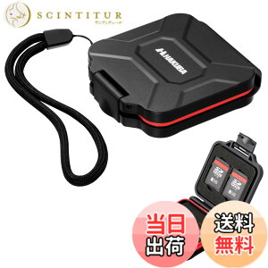 �y���������z�n�N�o HAKUBA �n�[�h�������[�J�[�h�P�[�X�X���� SD4 ���b�h SD�J�[�h4����microSD�J�[�h8�����[ ����17mm �ϏՌ� �h�o �X�g���b�v�t ABS�����ƃN�b�V�����ނŕی� DMC-23SD4RD 4977187371628