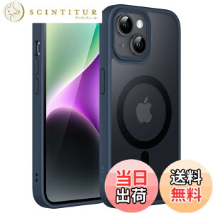 �y���������zJETech iPhone 14 Plus 6.7�C���`�p �}�O�l�b�g �P�[�X MagSafe�ɑΉ� �������̃}�b�g�w�� ���^ �ϏՌ� �J�o�[ (�X�g�[���u���[)
